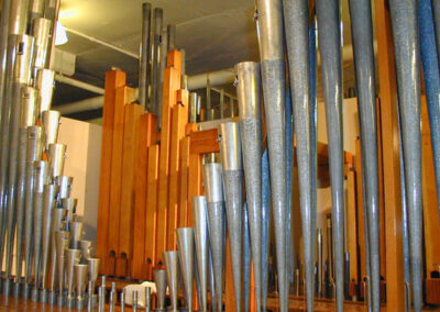 processional division of the St Cecilia pipe organ