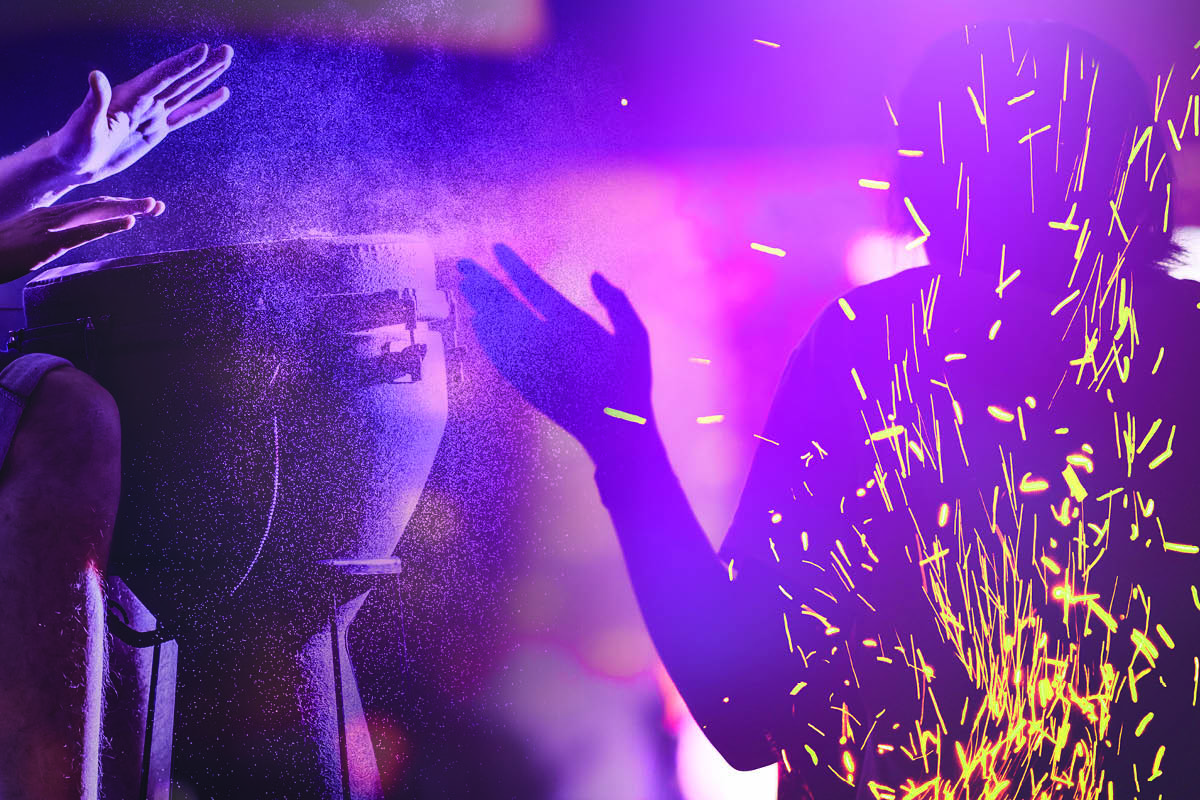 image of the blossoming fruit trees in the orchard next to the Church of the Transfiguration and Chapter House